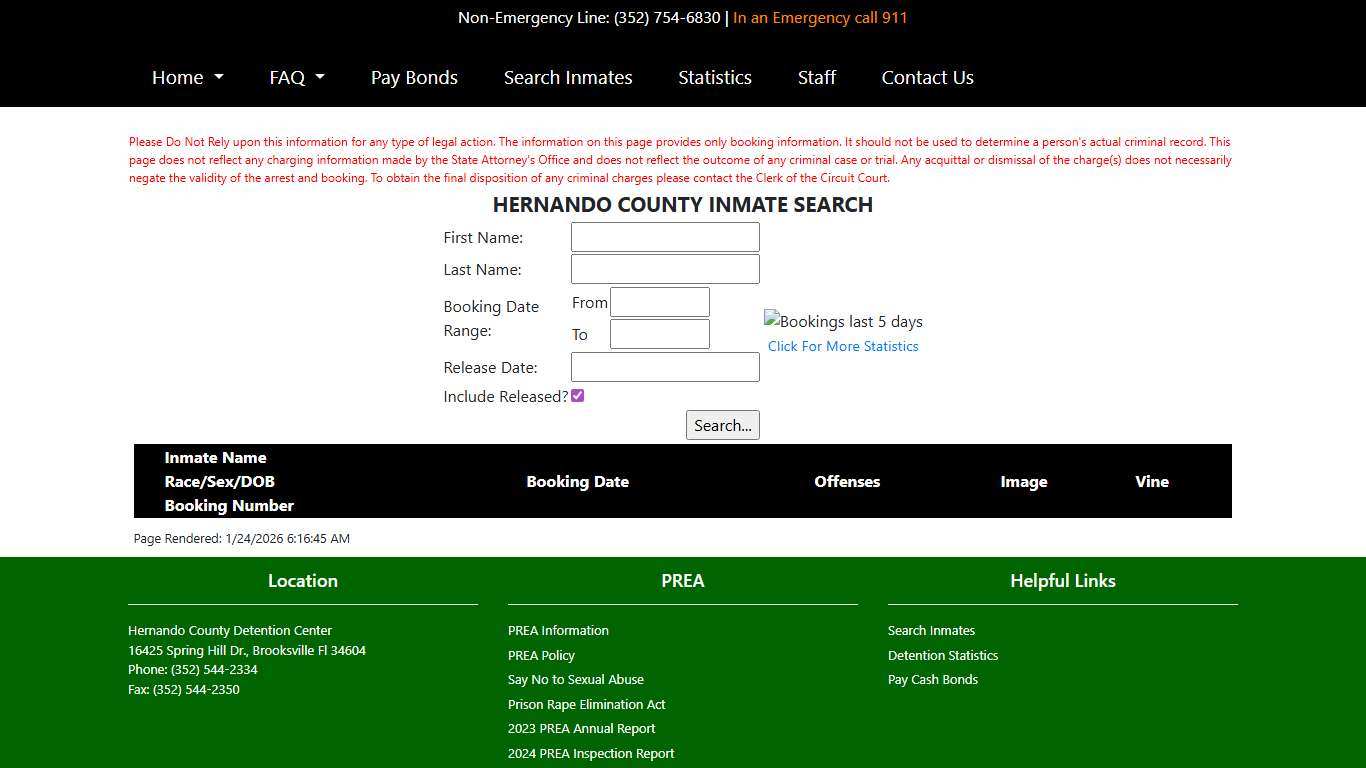 Hernando County Detention